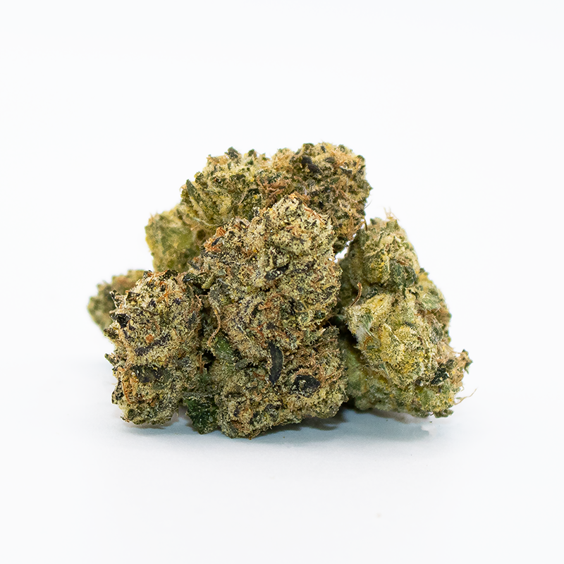 Lemon Cherry Gelato THCA Flower Buds by Geek’d Extracts – Indica Strain Close-Up