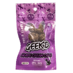 Geek’d Extracts Grape Cream Cake THCA Flower 2g Bag – Front Packaging