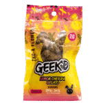 Geek’d Extracts Lemon Cherry Gelato THCA Flower 2g Bag – Front Packaging
